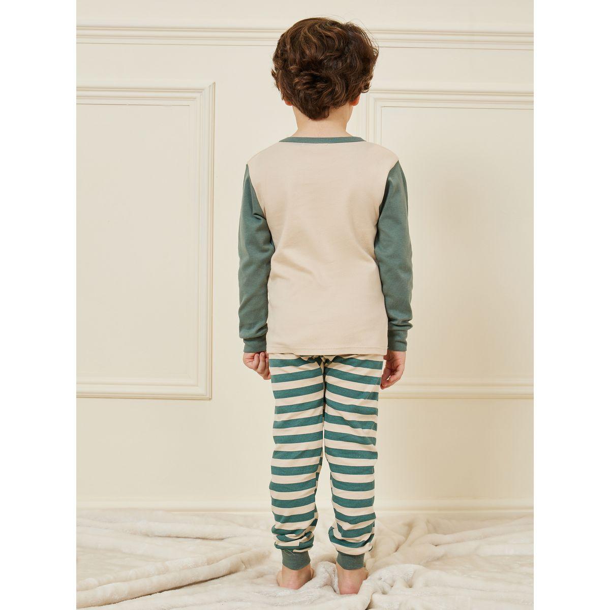 طقم بيجاما من ( تيشيرت + بنطال )-boys-clothing-nightwear-image-4