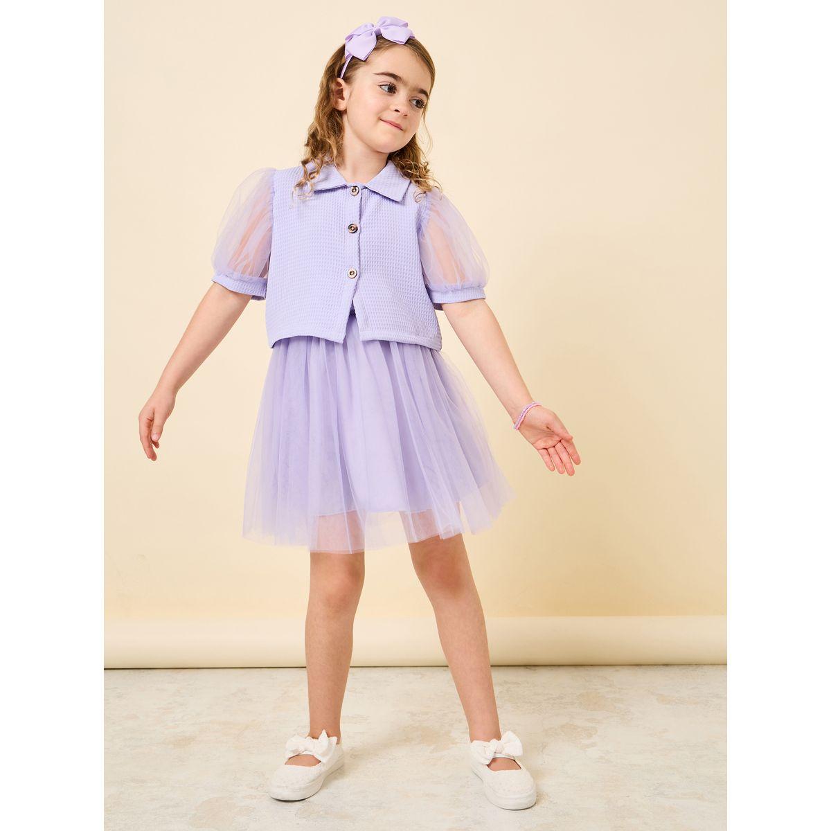 مجموعة من ( تنورة + بلوزة )-girls-clothing-setsandcoords-image-3
