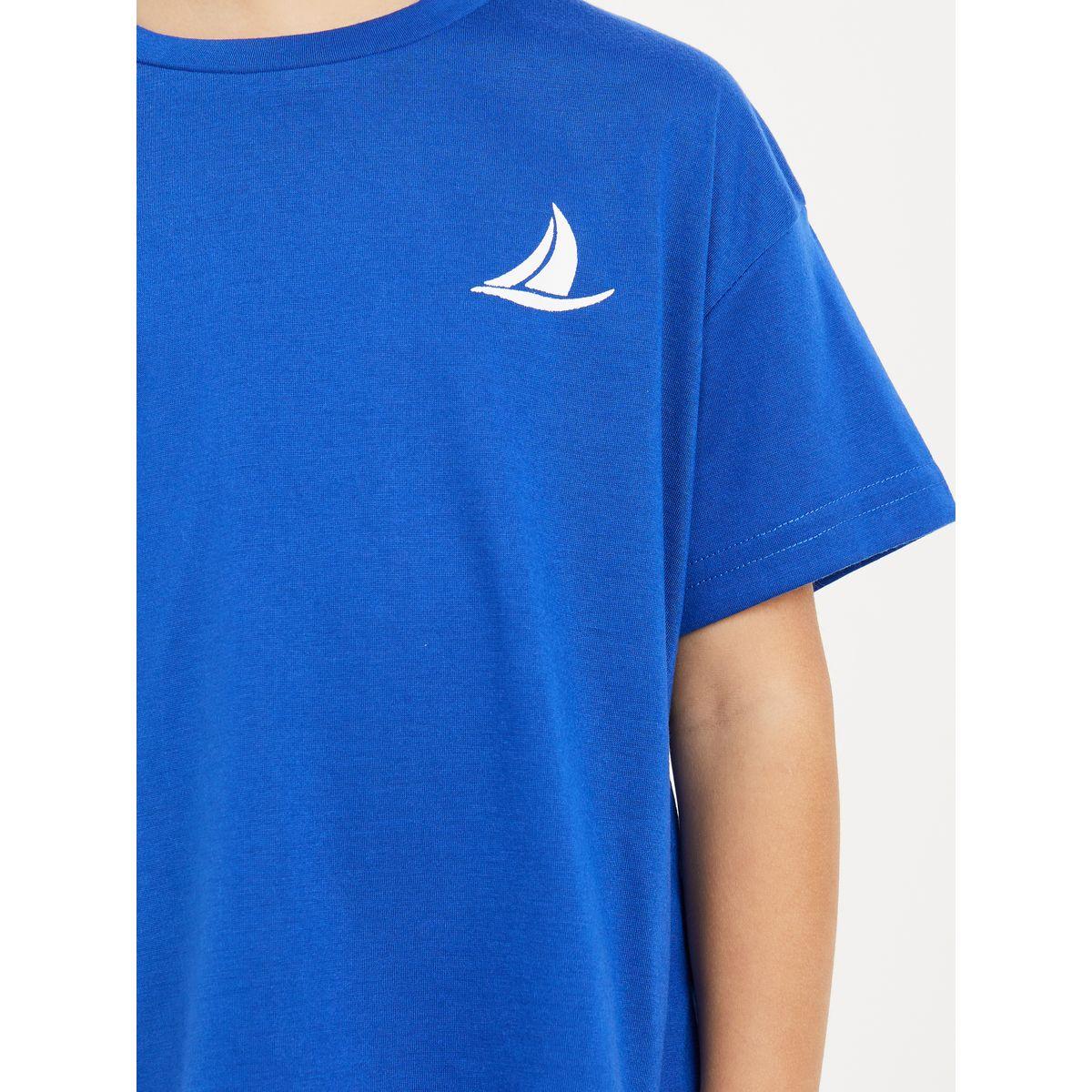 Styli Printed Drop Shoulder T-shirt & Solid Jogger Set-boys-clothing-setsandcoords-image-3