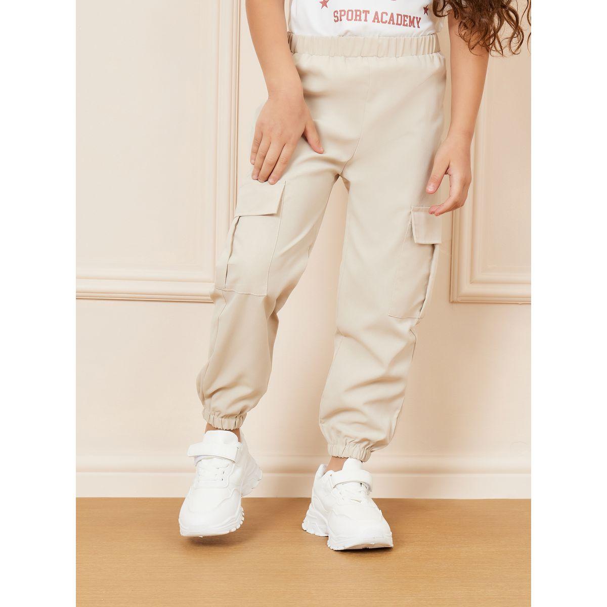Styli Butterfly Printed Drop Shoulder T-shirt & Cargo Pant Set-girls-clothing-setsandcoords-image-5
