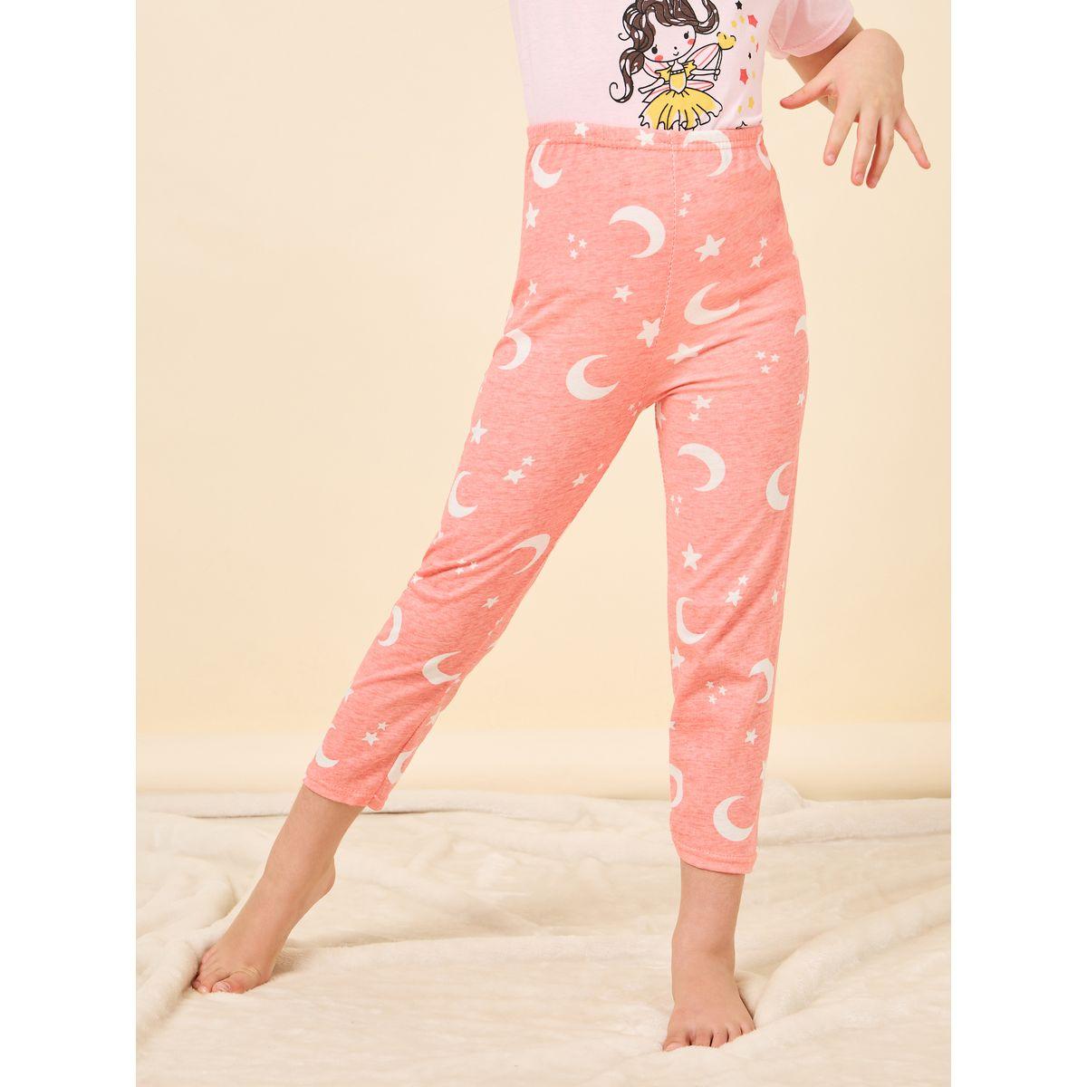 Styli Graphic Printed T-Shirt & Pyjama Set-girls-clothing-nightwear-image-4