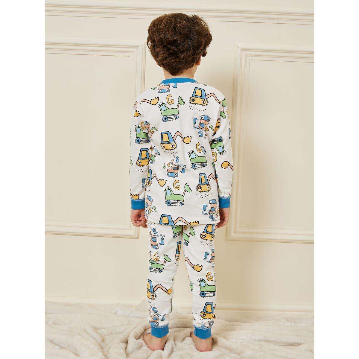 طقم بيجاما من ( تيشيرت + بنطال )-boys-clothing-nightwear-image-5