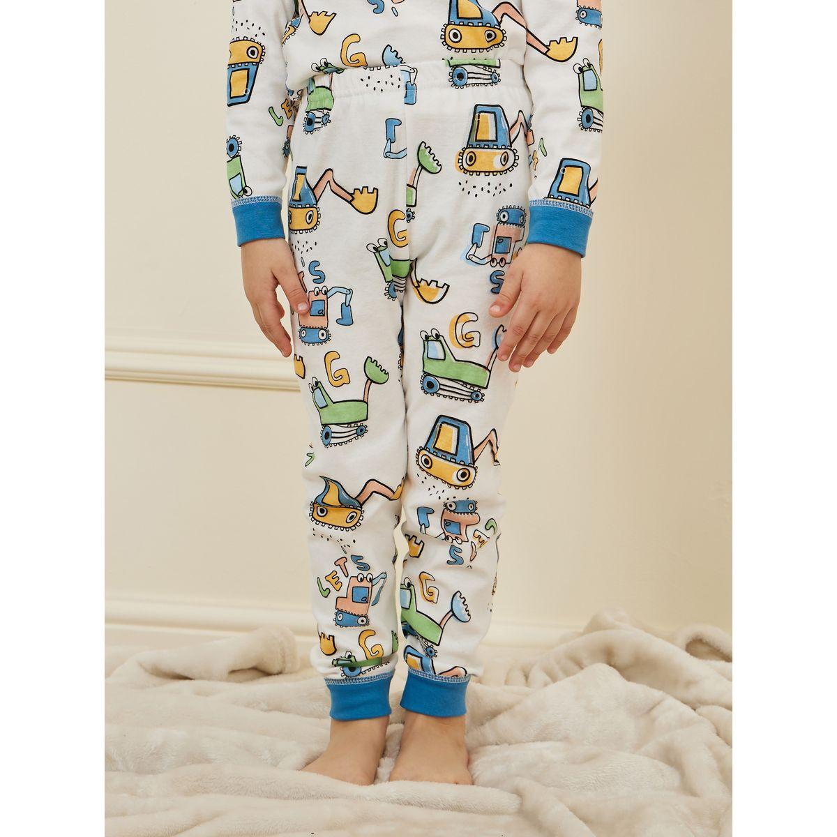 طقم بيجاما من ( تيشيرت + بنطال )-boys-clothing-nightwear-image-6