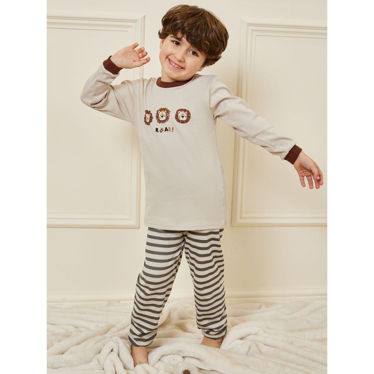 طقم بيجاما من ( تيشيرت + بنطال )-boys-clothing-nightwear-image-3