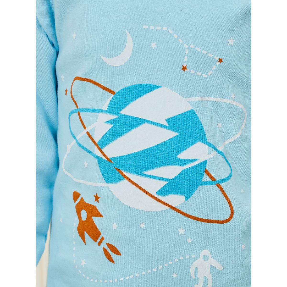 Styli Graphic Print T-Shirt & Pyjama Set-boys-clothing-nightwear-image-3