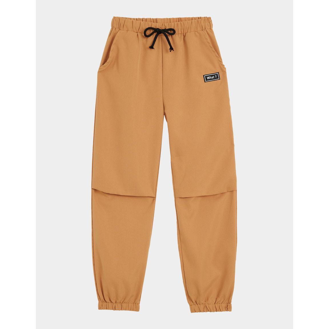 Styli Slogan Patch Detail Cuff Hem Pant-boys-clothing-bottoms-trousers-image-1