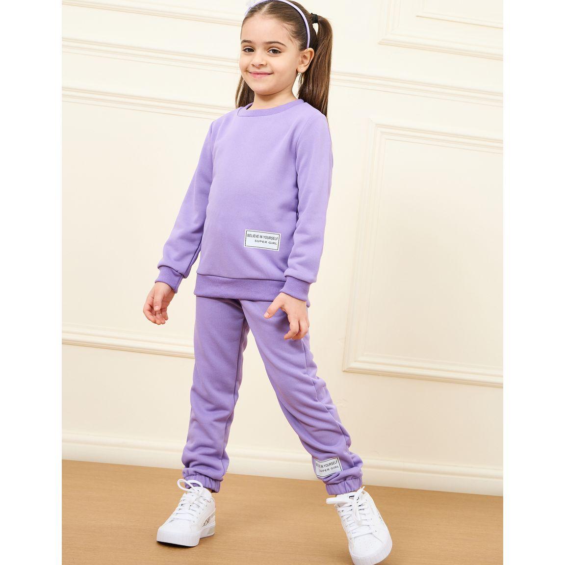 مجموعة من ( جوغر + سويت شيرت )-girls-clothing-setsandcoords-image-1