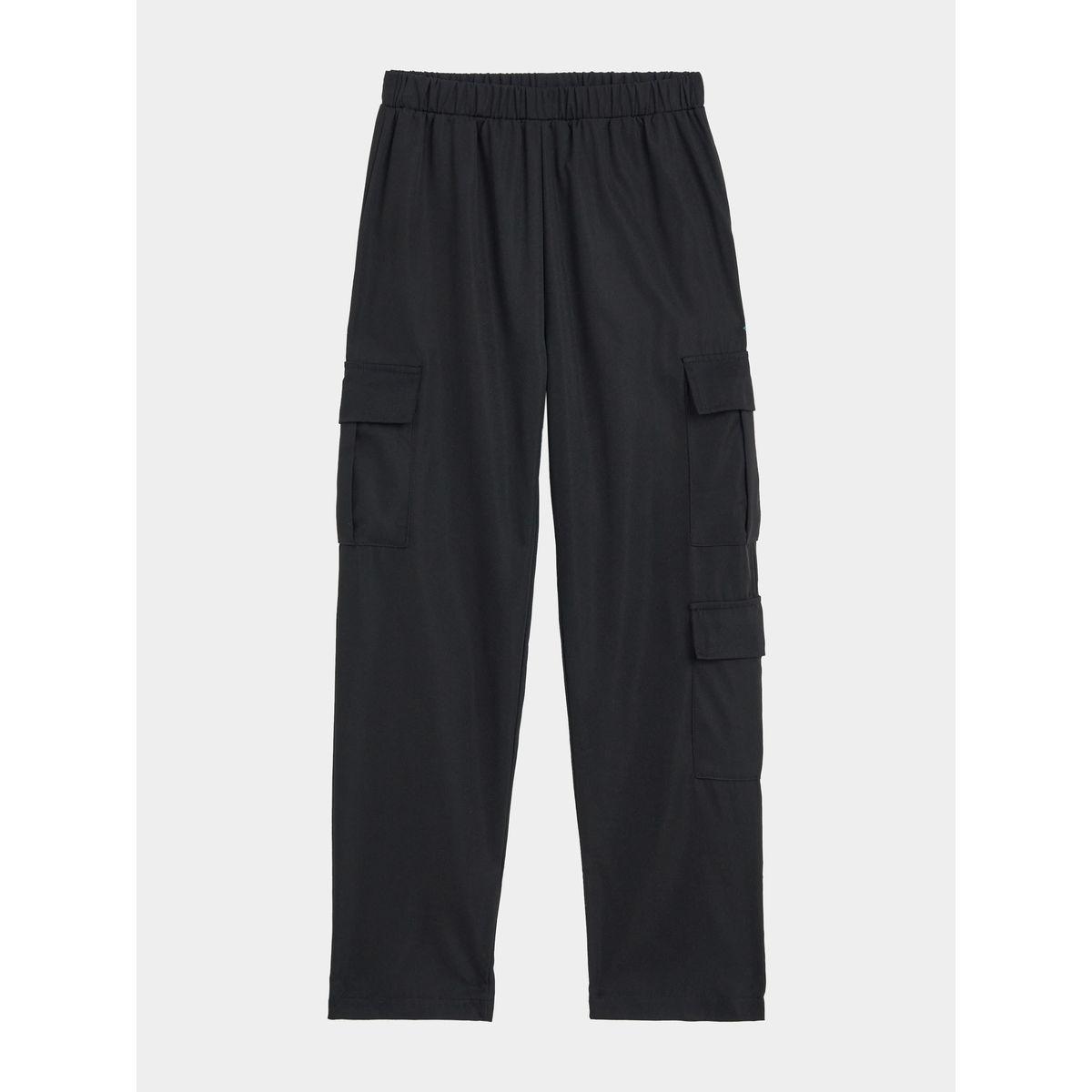 Styli Solid Double Pocket Cargo Pants-boys-clothing-bottoms-trousers-image-1