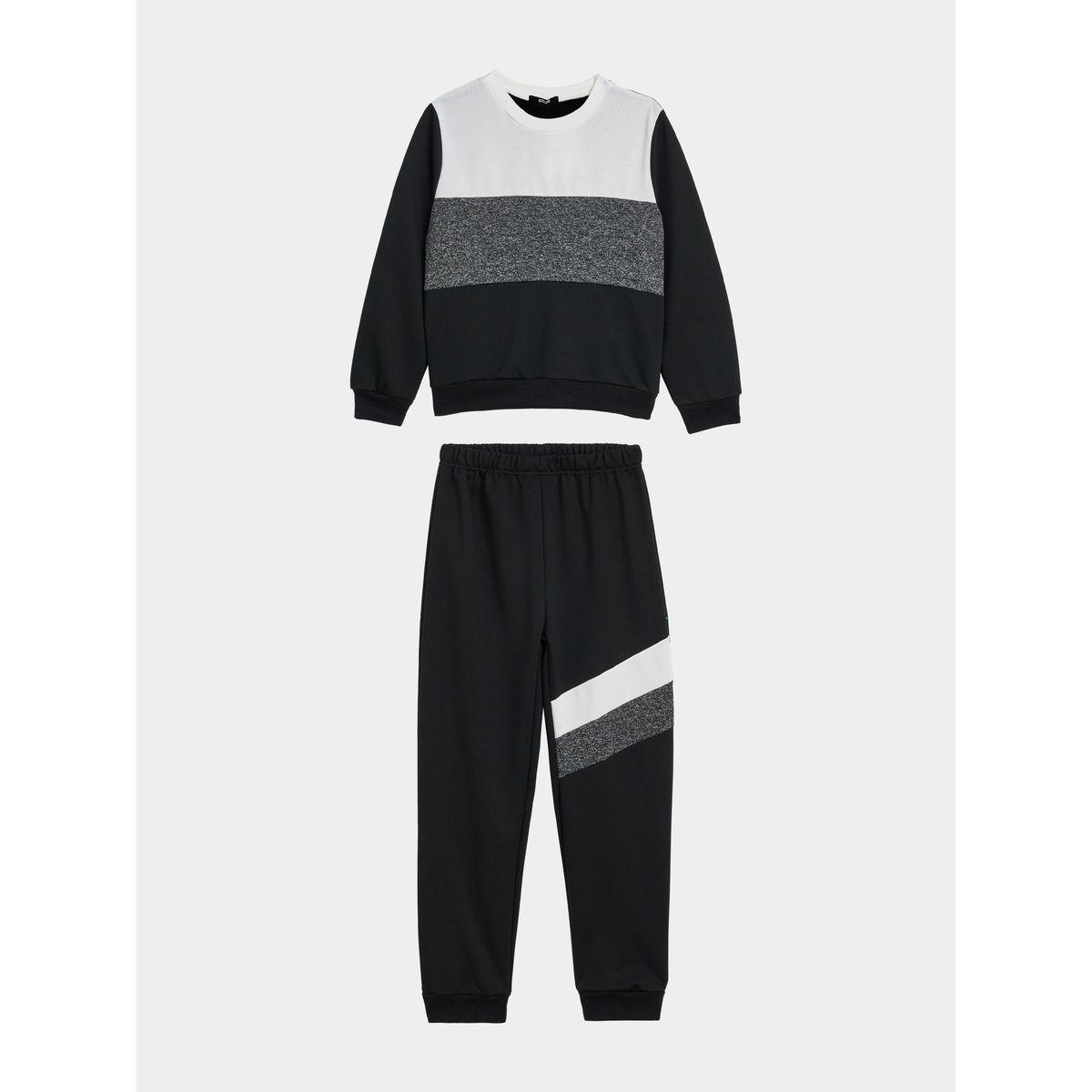 Styli Colorblock Sweatshirt & Jogger Set-boys-clothing-setsandcoords-image-1