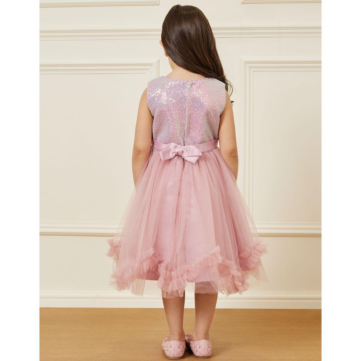 Styli Embellished Ruffled Hem Mesh Dress-girls-clothing-dressesandjumpsuits-image-4