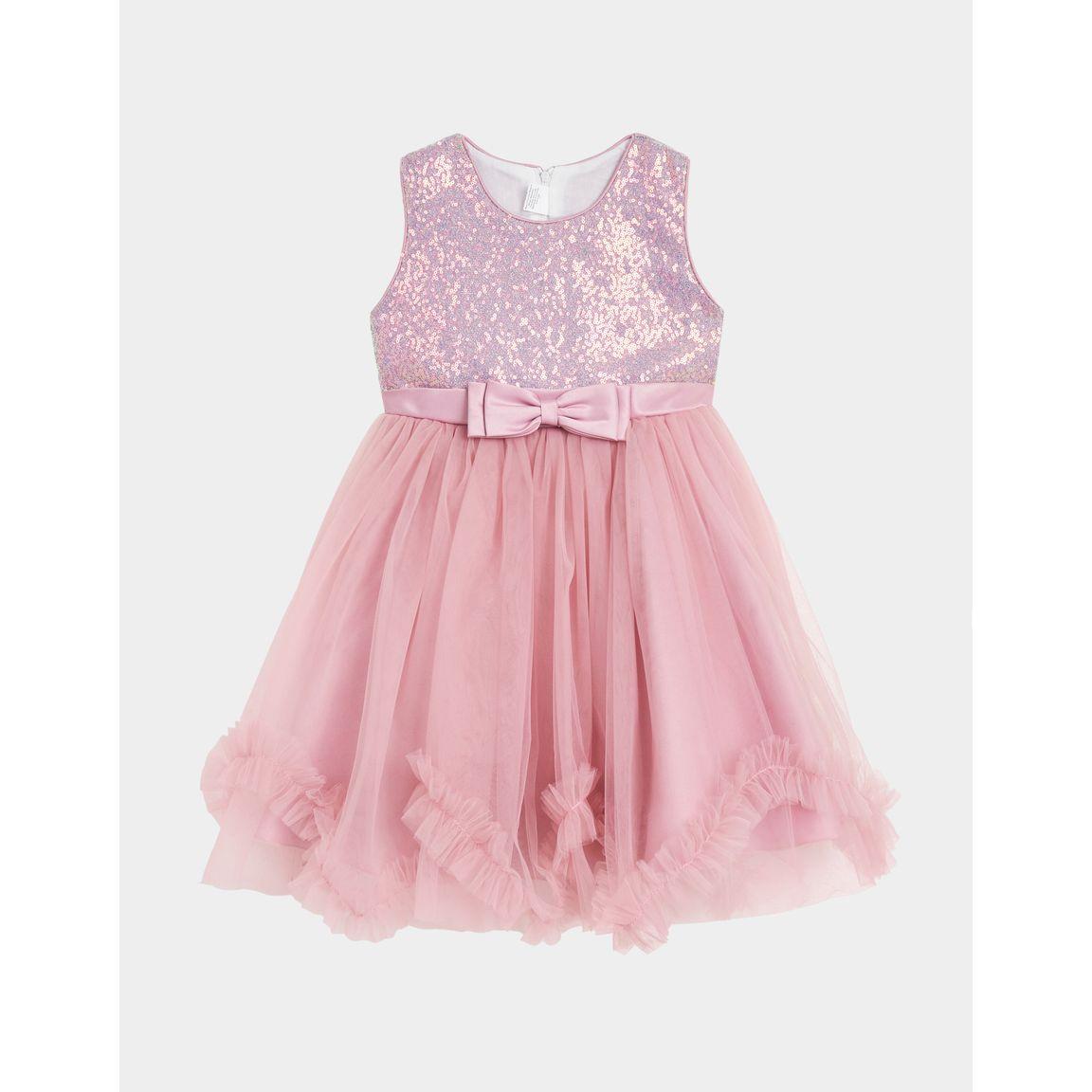 Styli Embellished Ruffled Hem Mesh Dress-girls-clothing-dressesandjumpsuits-image-5