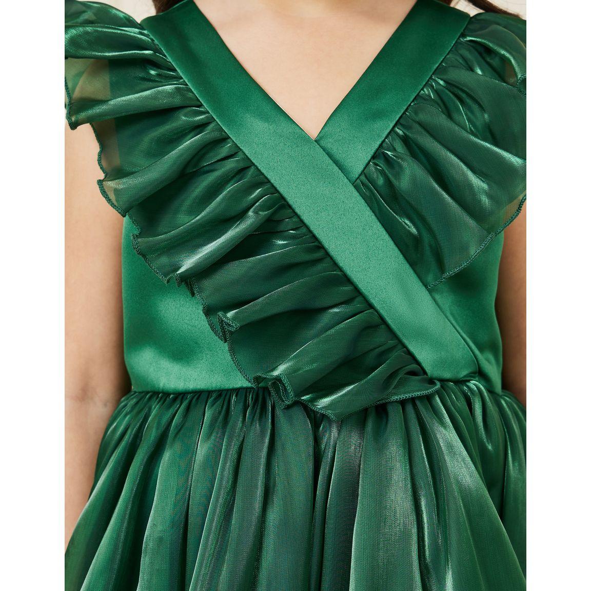 فستان سكاتر بنسيج اورجانزا وربطة فيونكة-girls-clothing-dressesandjumpsuits-image-3