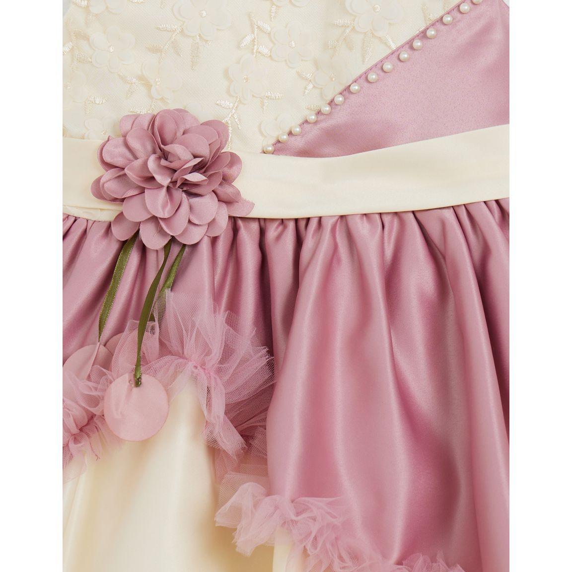 Styli Colorblock Ruffled Floral Detail Dress-girls-clothing-dressesandjumpsuits-image-6
