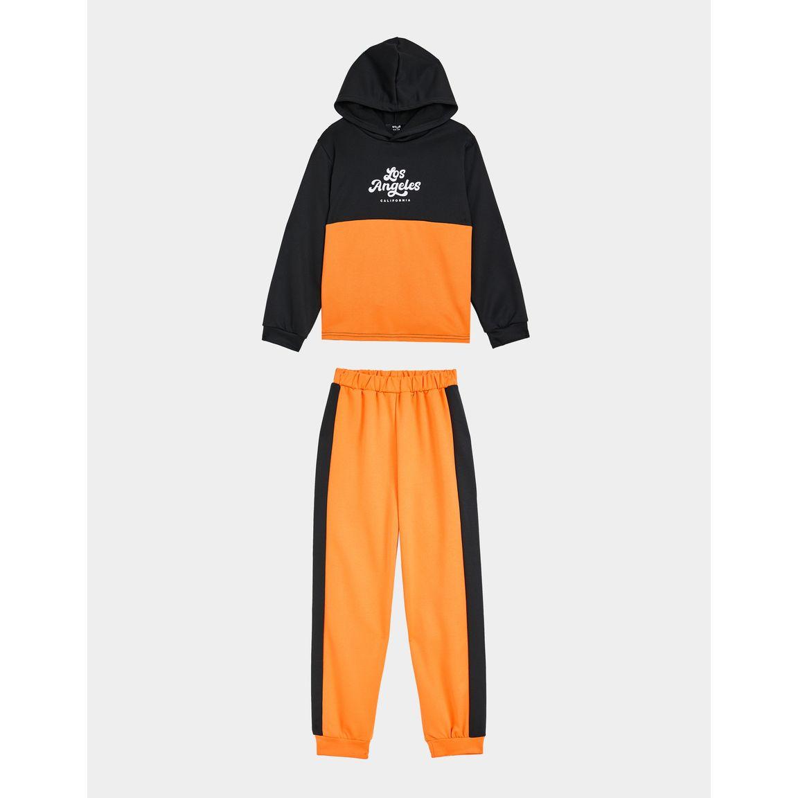 Styli Colorblock Lightweight Hoodie and Jogger Set-boys-clothing-setsandcoords-image-1