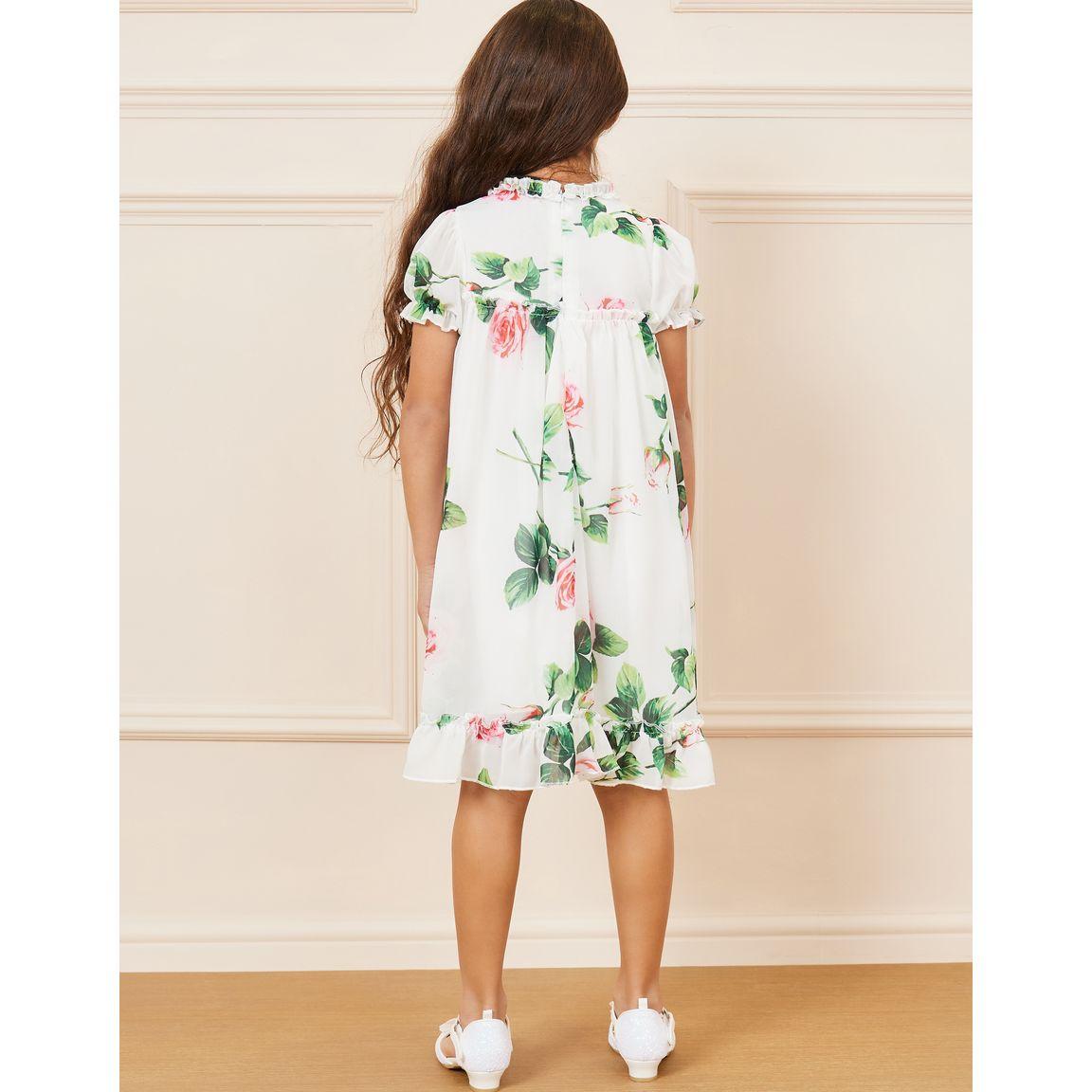 Styli All Over Floral Print Smock Chiffon Dress-girls-clothing-dressesandjumpsuits-image-4