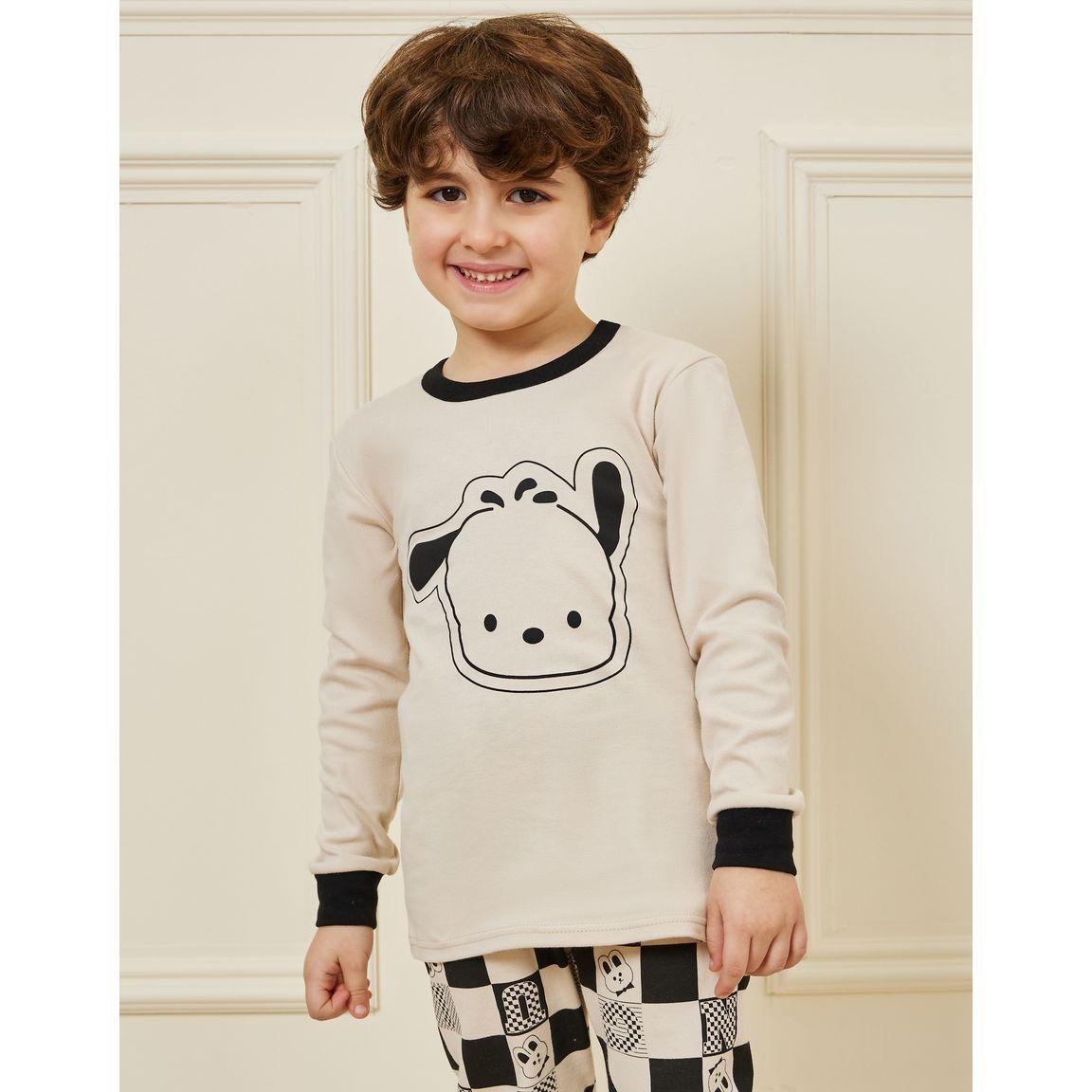 طقم بيجاما من ( بنطال + تيشيرت )-boys-clothing-nightwear-image-2