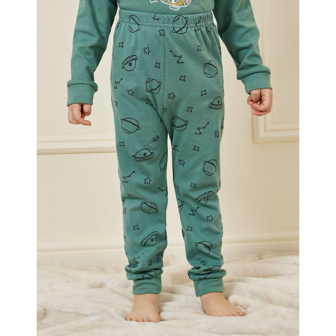 Styli Graphic Print T-Shirt & Pyjama Set-boys-clothing-nightwear-image-5