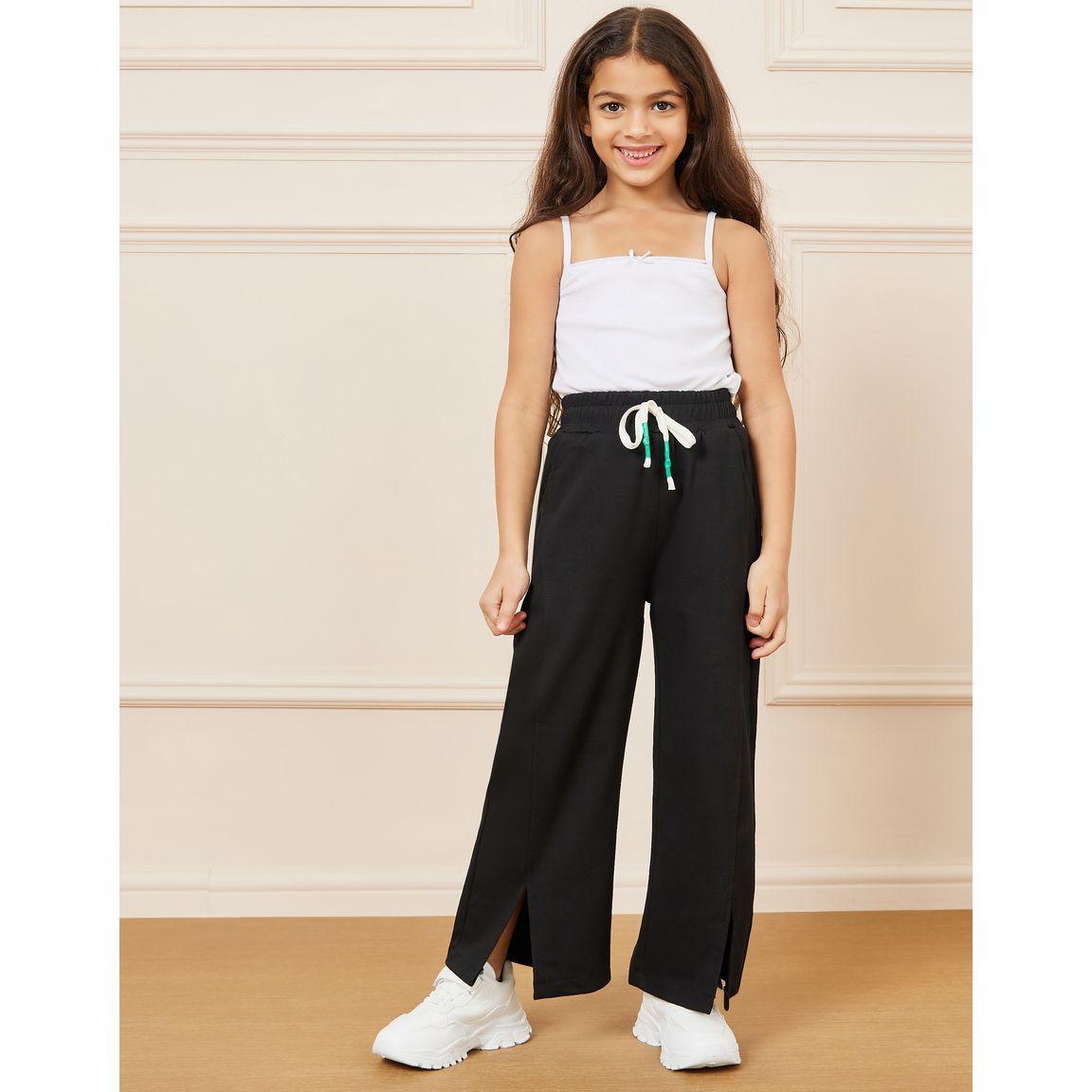 Styli High Rise Spit Hem Wide Leg Pant-girls-clothing-bottoms-trousers-image-2
