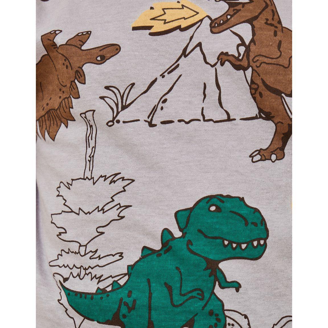 Styli Dinosaur Graphic T-Shirt & Pyjama Set-boys-clothing-nightwear-image-3