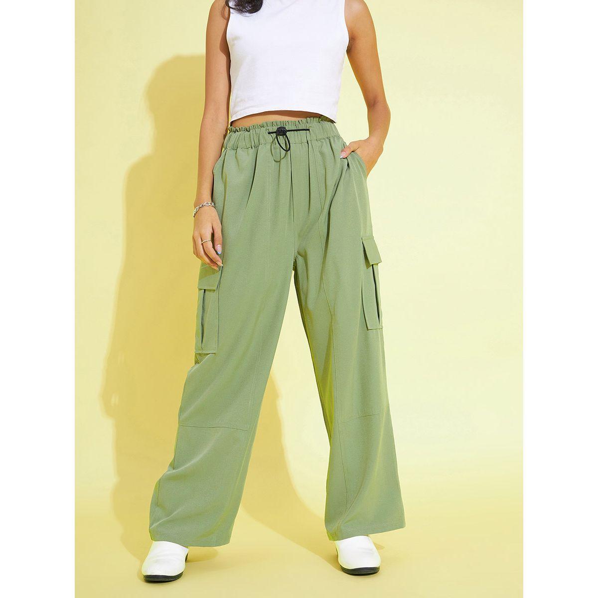 Noh-Voh X Styli  Side Pocket Detail Parachute Cargo Pants-girls-clothing-bottoms-trousers-image-1