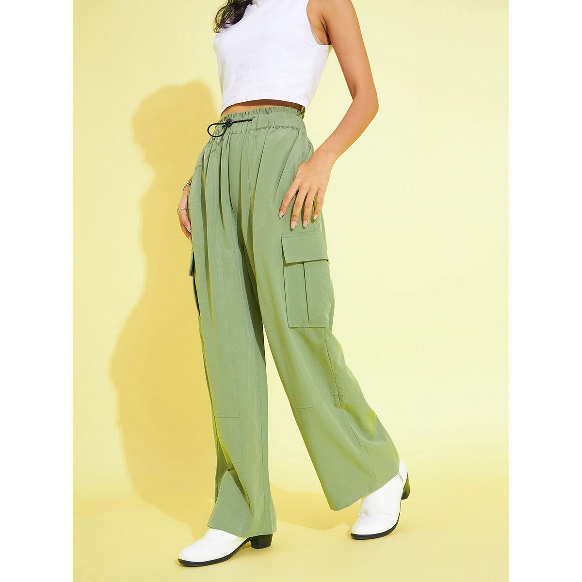Noh-Voh X Styli  Side Pocket Detail Parachute Cargo Pants-girls-clothing-bottoms-trousers-image-4