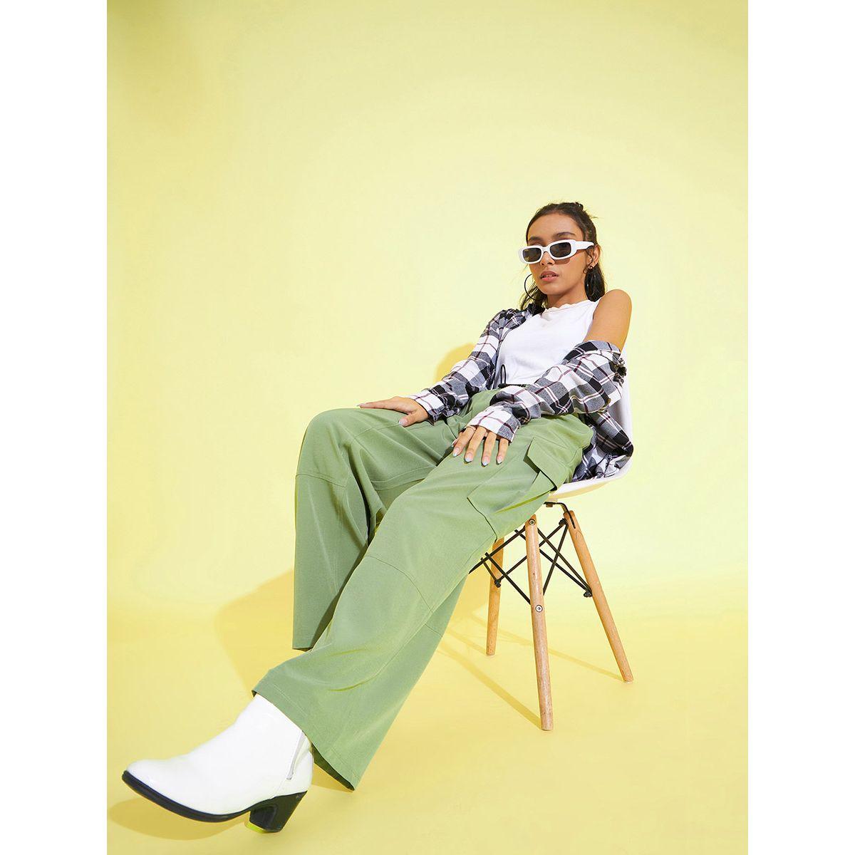 Noh-Voh X Styli  Side Pocket Detail Parachute Cargo Pants-girls-clothing-bottoms-trousers-image-5