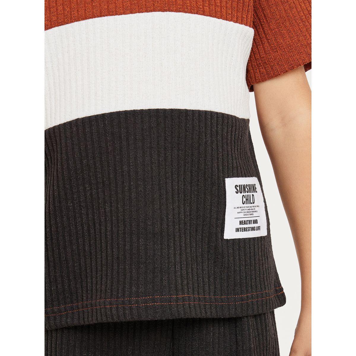 Styli Colorblock Rib Knit Top & Short Set-boys-clothing-setsandcoords-image-4