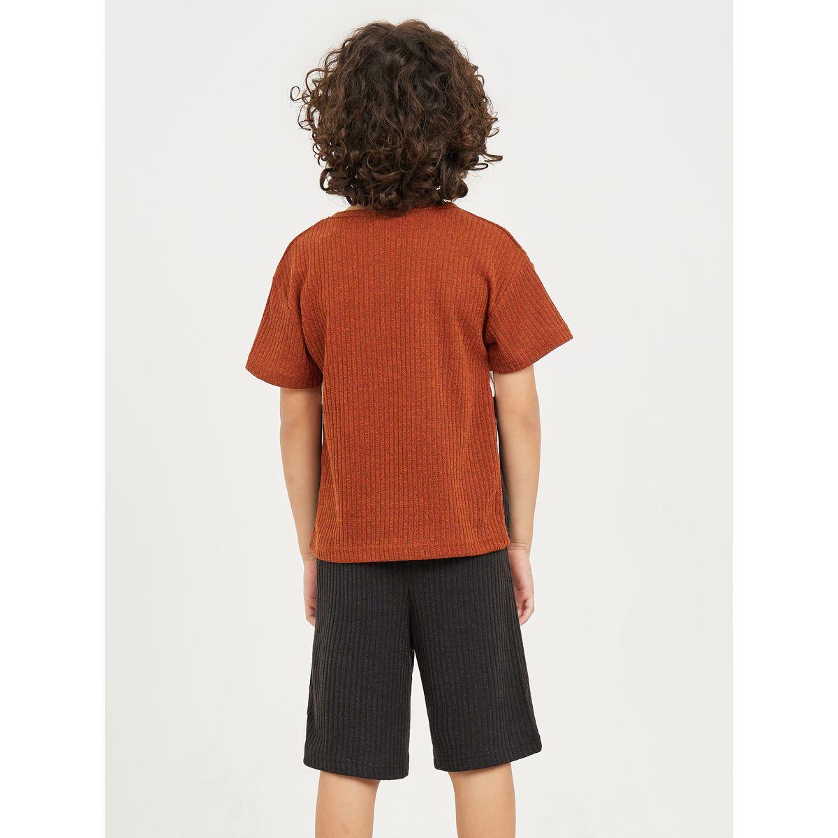 Styli Colorblock Rib Knit Top & Short Set-boys-clothing-setsandcoords-image-6