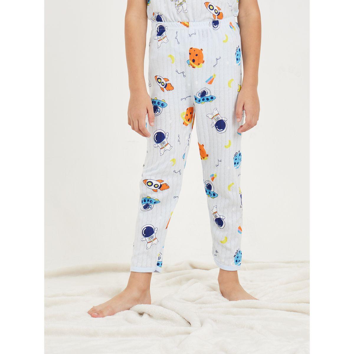 مجموعة من بنطال وتيشيرت بطبعة فضاء-boys-clothing-nightwear-image-4