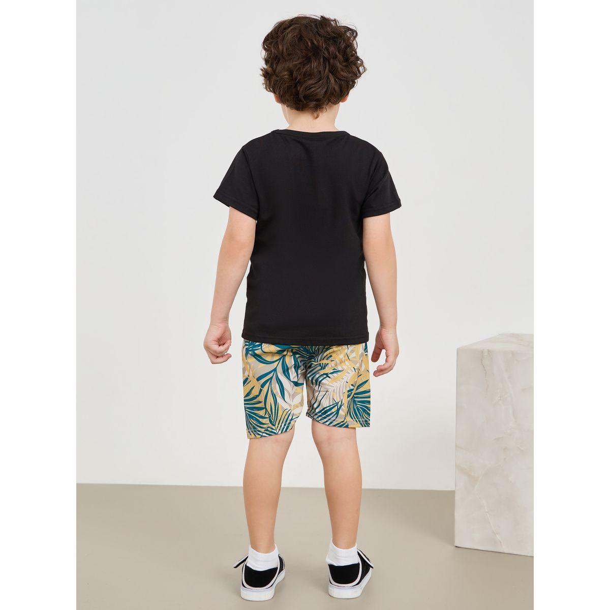 مجموعة من شورت وتيشيرت بطبعة استوائية-boys-clothing-setsandcoords-image-4