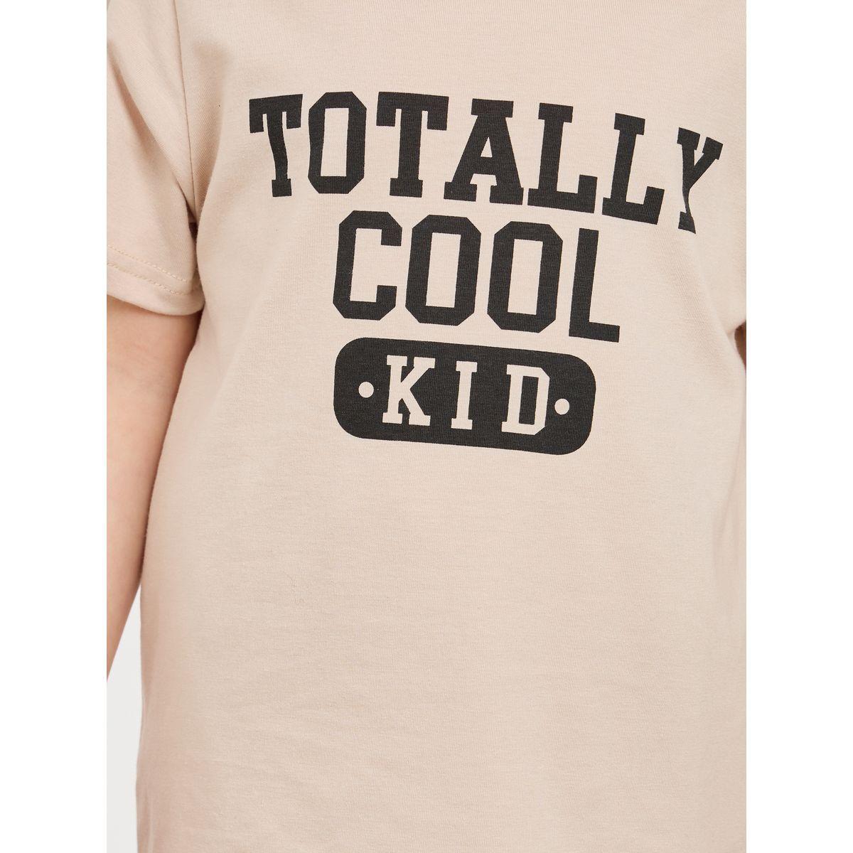 مجموعة من شورت وتيشيرت مطبع بكتابة-boys-clothing-setsandcoords-image-3