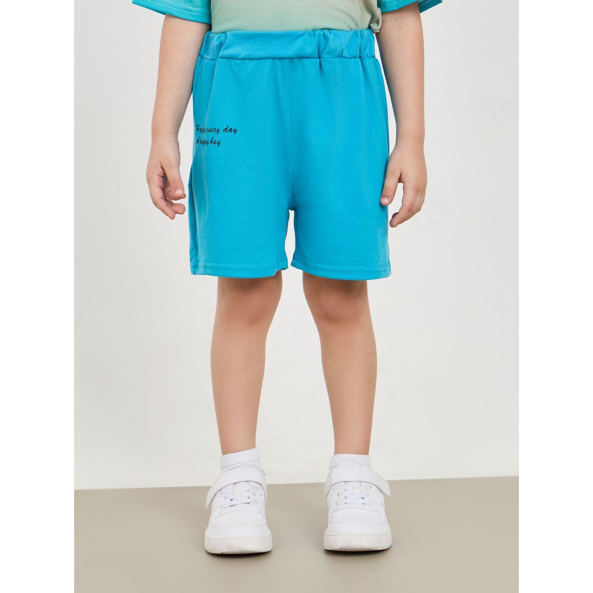 مجموعة من شورت وتيشيرت مطبع بكتابة-boys-clothing-setsandcoords-image-5