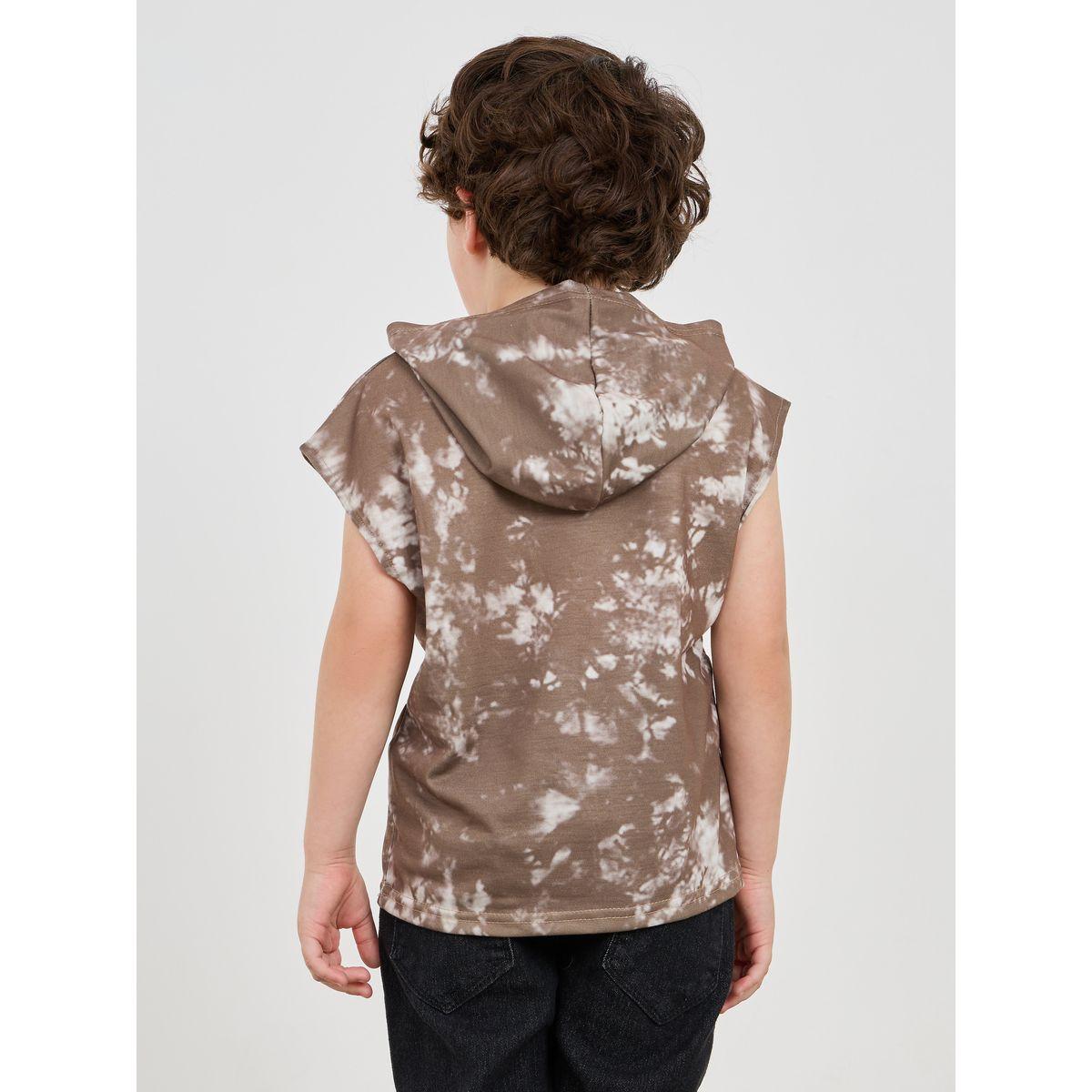 تيشيرت بلا اكمام مع ياقة هودي وطبعة تاي داي-boys-clothing-tshirtsandpolos-image-4