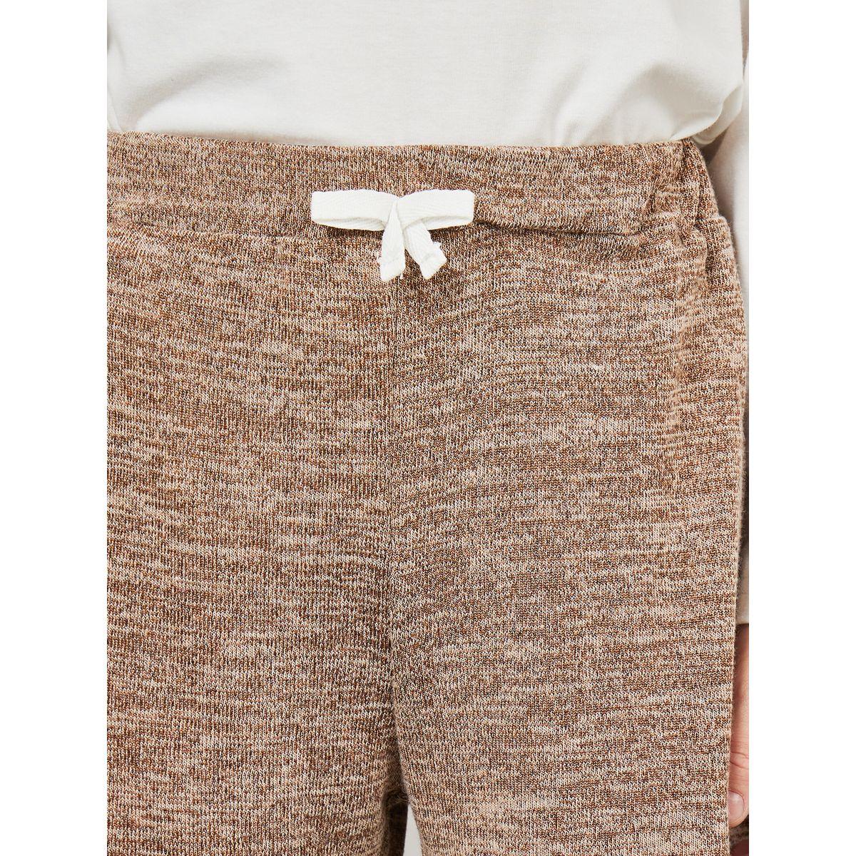 Styli Melange Bow Detail Shorts-boys-clothing-bottoms-shorts-image-3