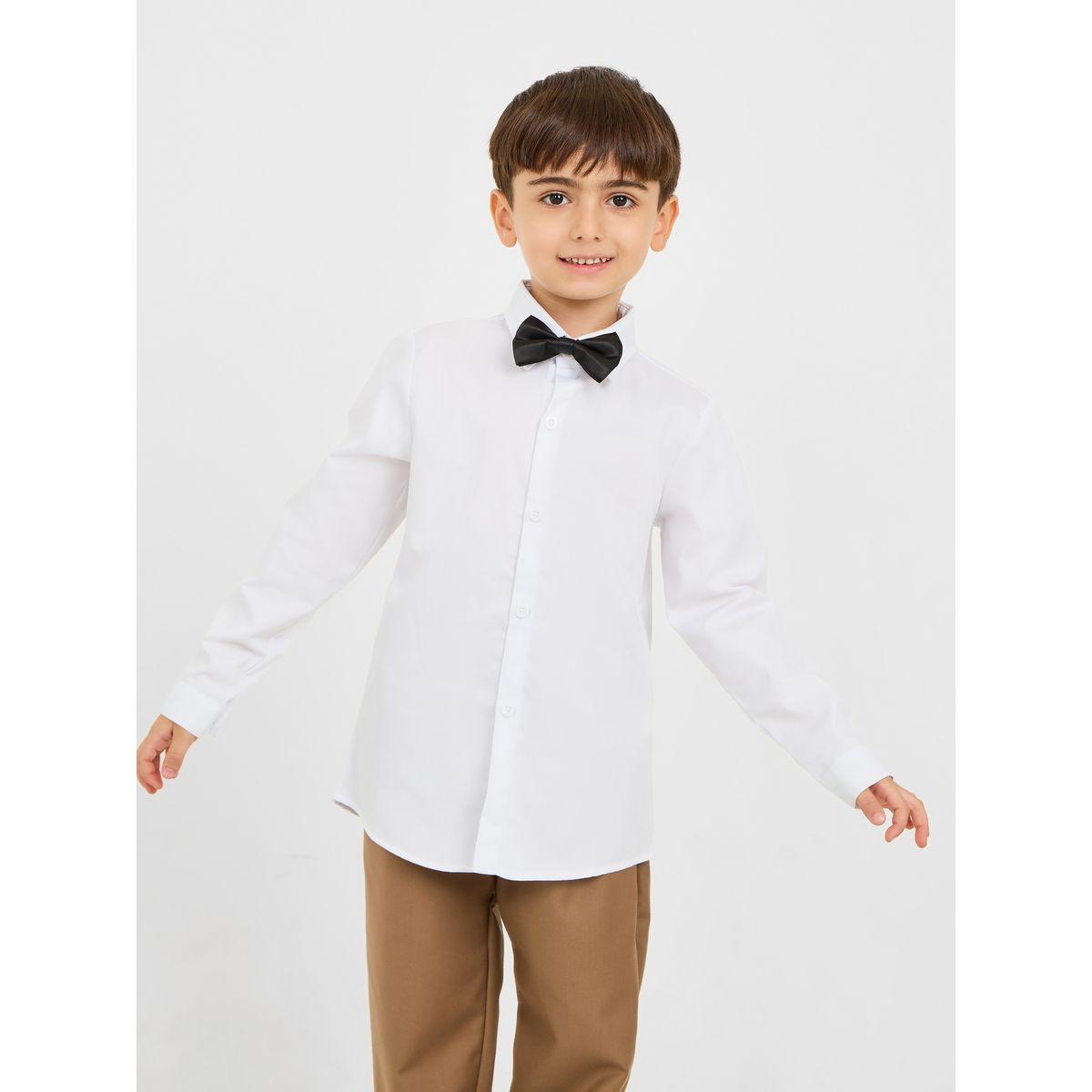 طقم من 4 - بنطال وقميص مع حمالة ساسبيندر وفيونكة-boys-clothing-setsandcoords-image-6