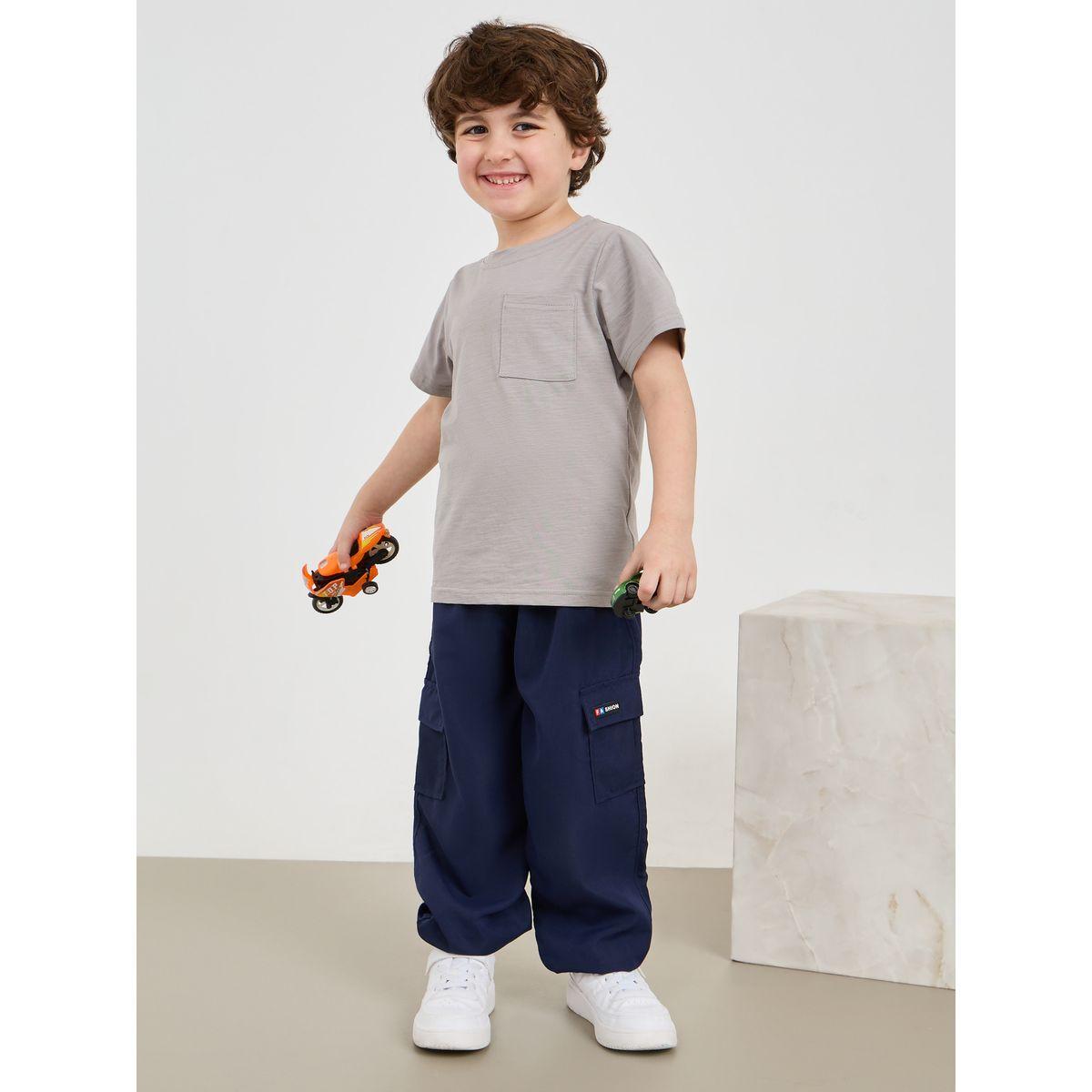 Styli Patch Detail Cargo Pocket Pant-boys-clothing-bottoms-trousers-image-1