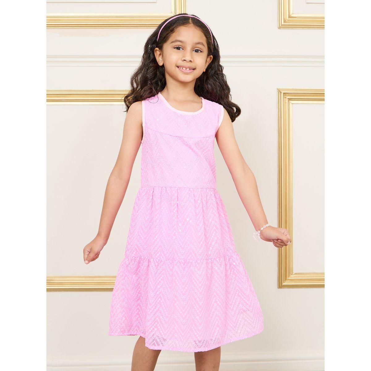 Styli All Over Embroidered Tiered Sleeveless Dress-girls-clothing-dressesandjumpsuits-image-2