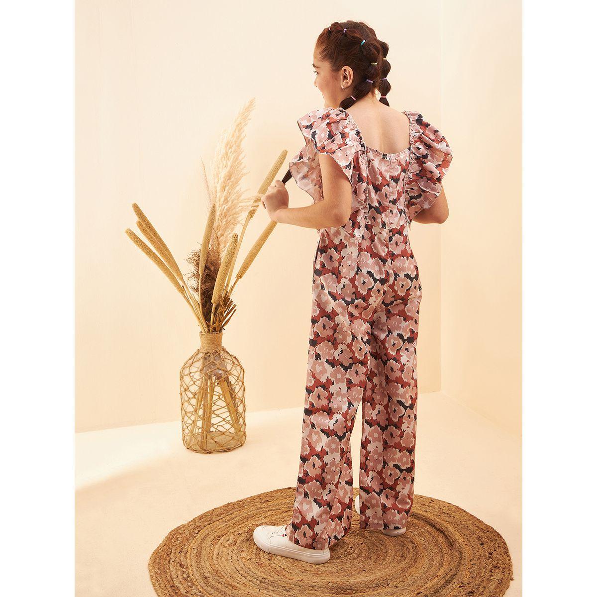 جمبسوت مطبع بالكامل بطبعة زهور-girls-clothing-rompers-image-2