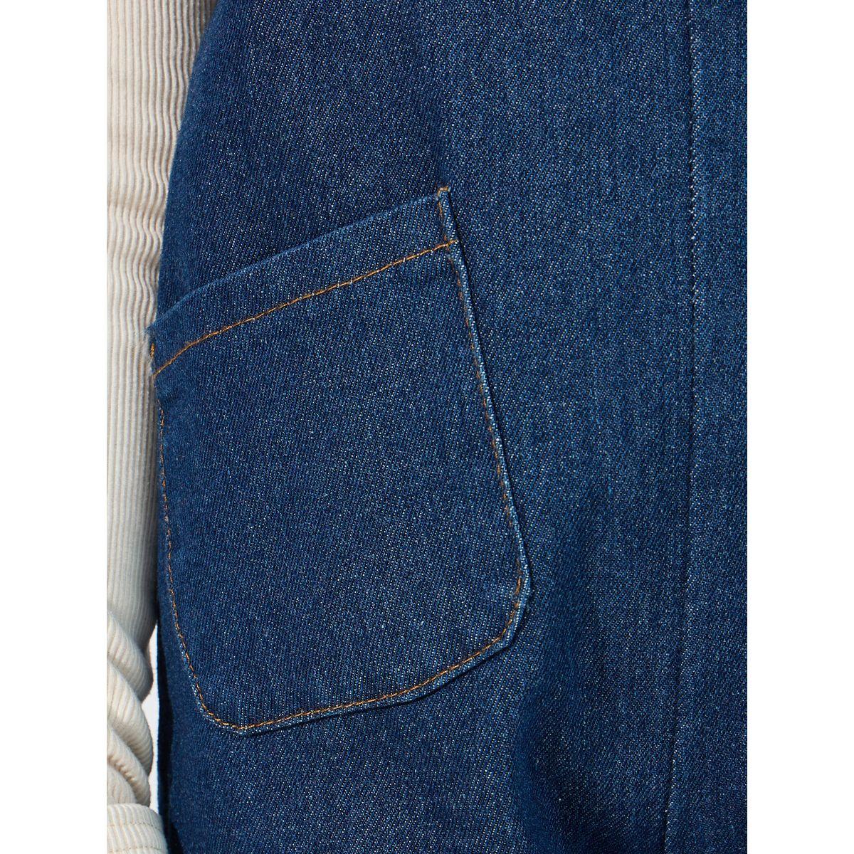 Styli Front Pocket Detail Denim Jumpsuit-girls-clothing-rompers-image-3
