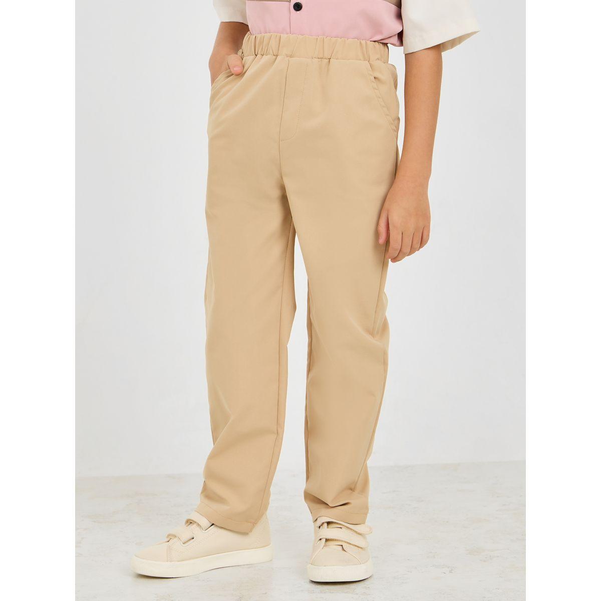 Styli Colorblock Mandarin Collar Shirt & Pant Set-boys-clothing-setsandcoords-image-5