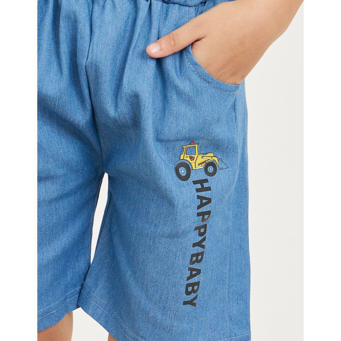 شورت دنيم مطبع بكتابة مع جيوب-boys-clothing-bottoms-shorts-image-2