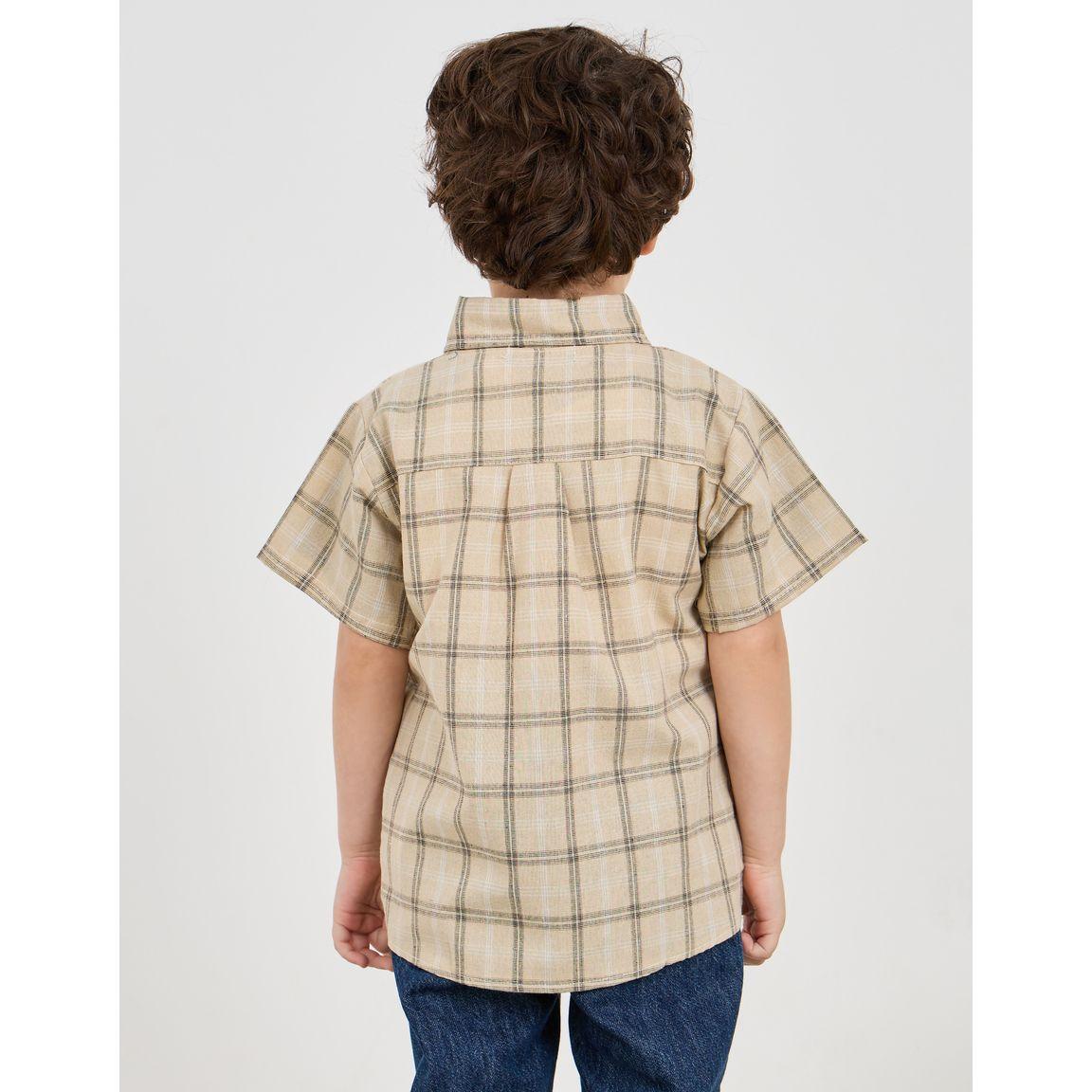 قميص بنمط مربعات واكمام قصيرة-boys-clothing-shirts-image-5