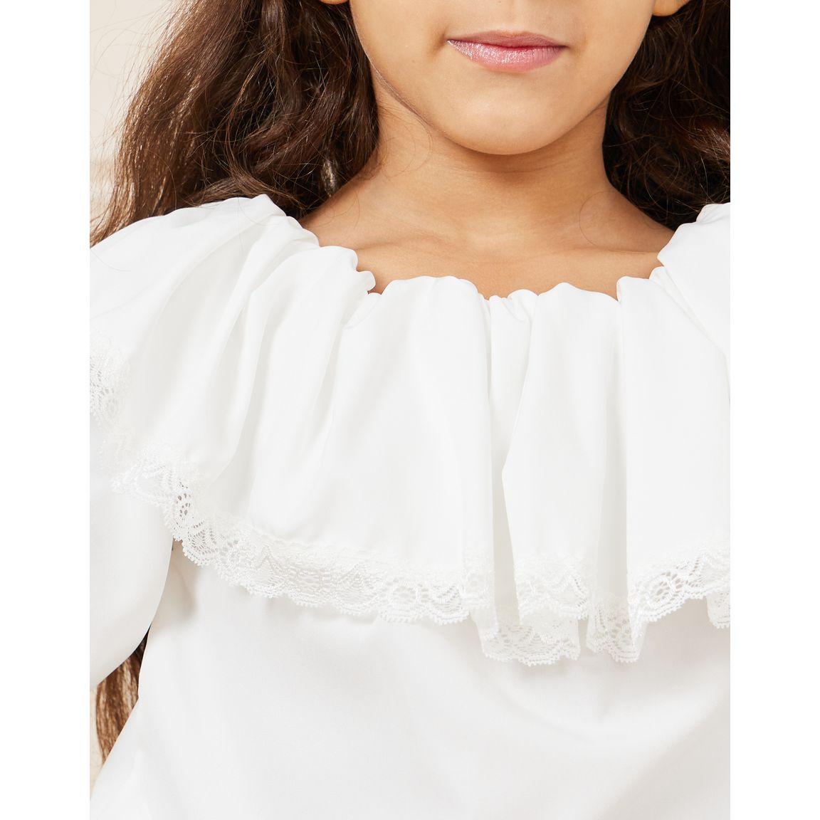 مجموعة من بنطال واسع وبلوزة بكشكش-girls-clothing-setsandcoords-image-3