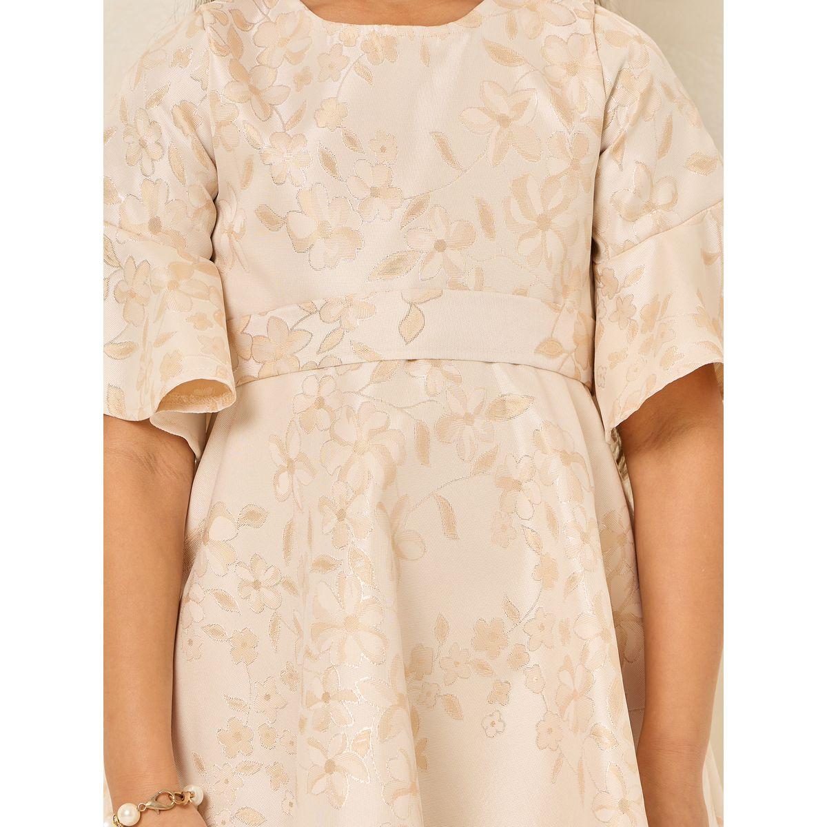 فستان جاكار باكمام بنمط جرس-girls-clothing-dressesandjumpsuits-image-3