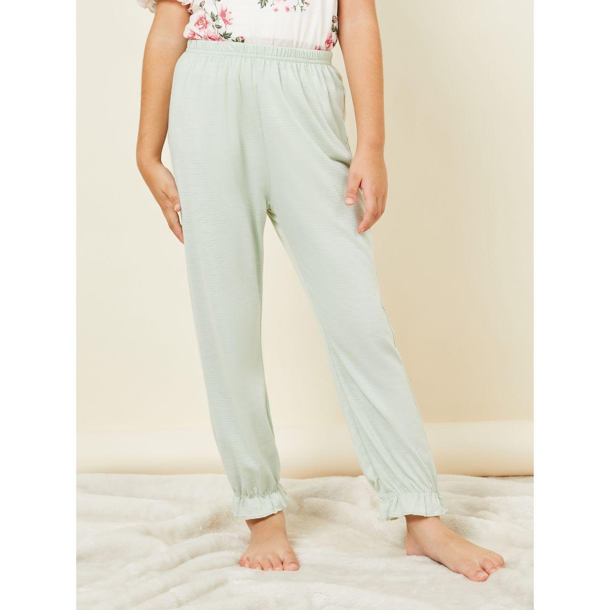 Styli All Over Floral Print Top & Elasticated Hem Pyjama Set-girls-clothing-nightwear-image-5