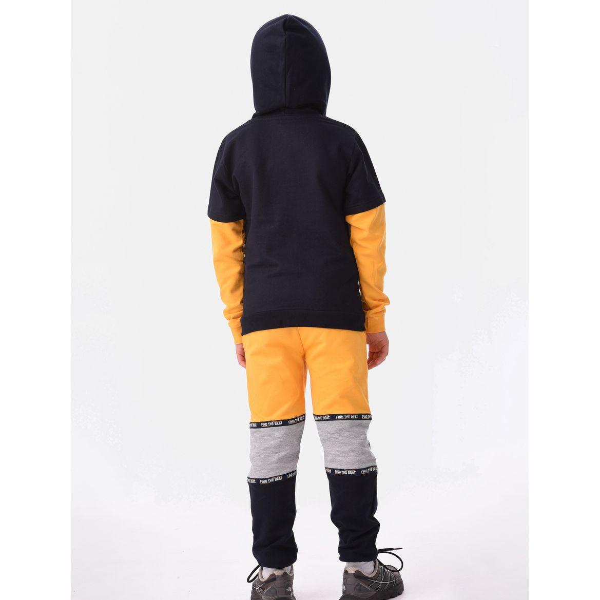 Urbasy X Styli Slogan Print Hooded Sweatshirt & Joggers Set-boys-clothing-setsandcoords-image-5