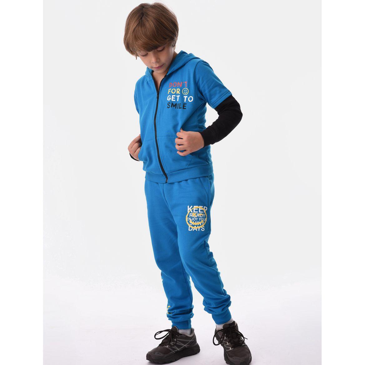 Urbasy X Styli Printed Hooded Sweatshirt with Zip Closure & Joggers Set-boys-clothing-setsandcoords-image-1