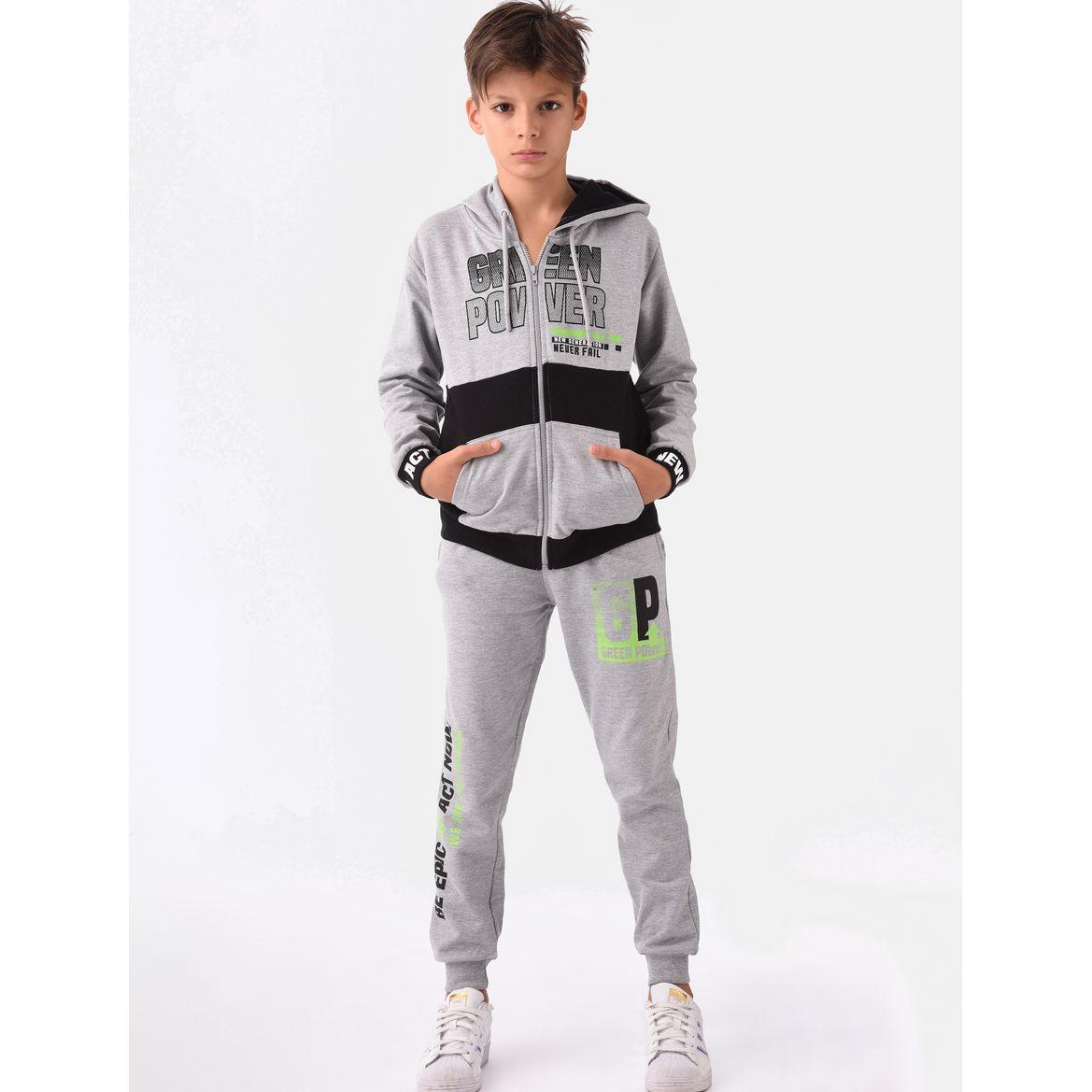 Urbasy X Styli Graphic Printed Sweatshirt with Zip Closure & Joggers Set-boys-clothing-setsandcoords-image-1