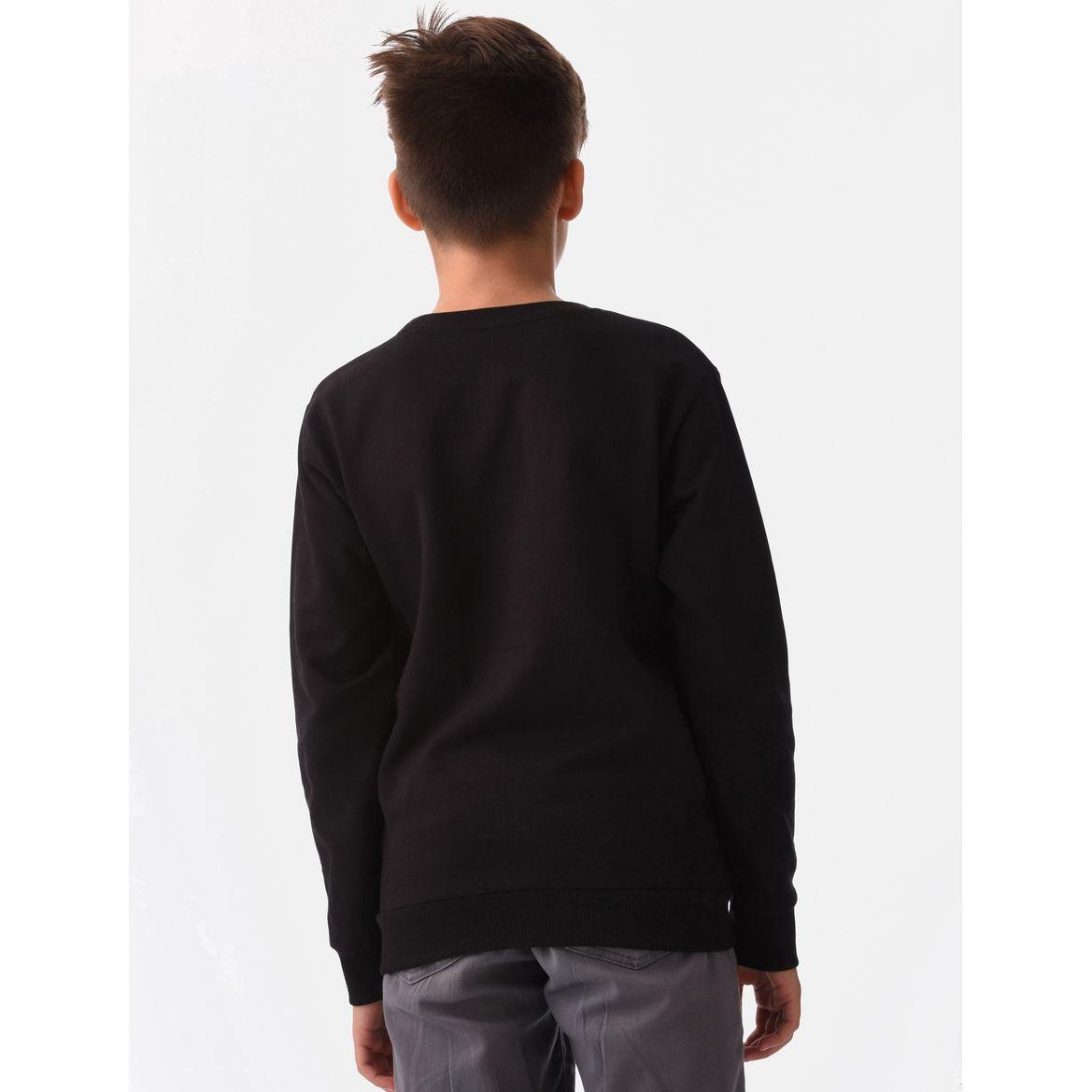 Graphic Print Cuffed Sleeves Sweatshirt-boys-clothing-winterwear-sweatshirts-image-4