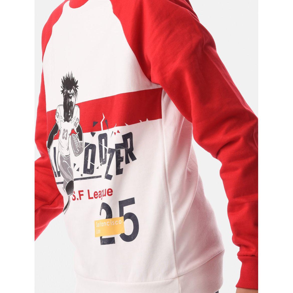 Graphic Print Cuffed Sleeves Sweatshirt-boys-clothing-winterwear-sweatshirts-image-2